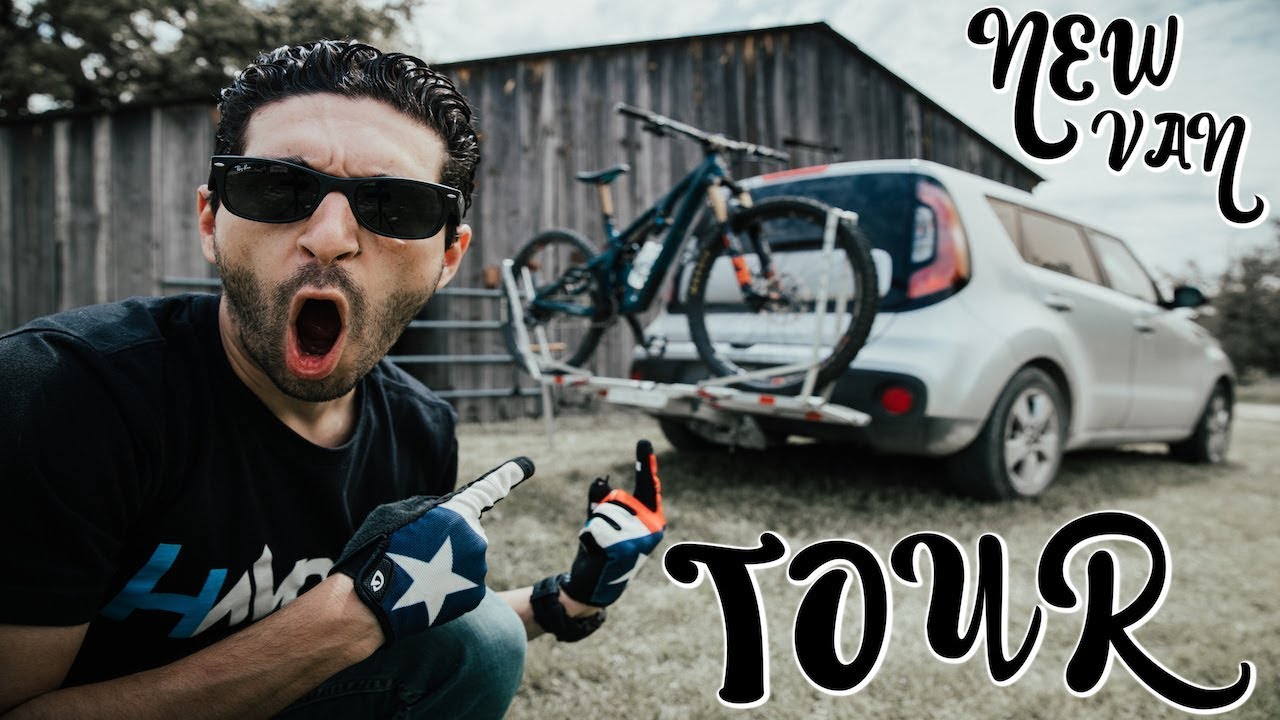 My NEW MTB Van | VAN TOUR | MTB Van Life | Mountain Bike Van Conversion | Van Life Goals | MTB van