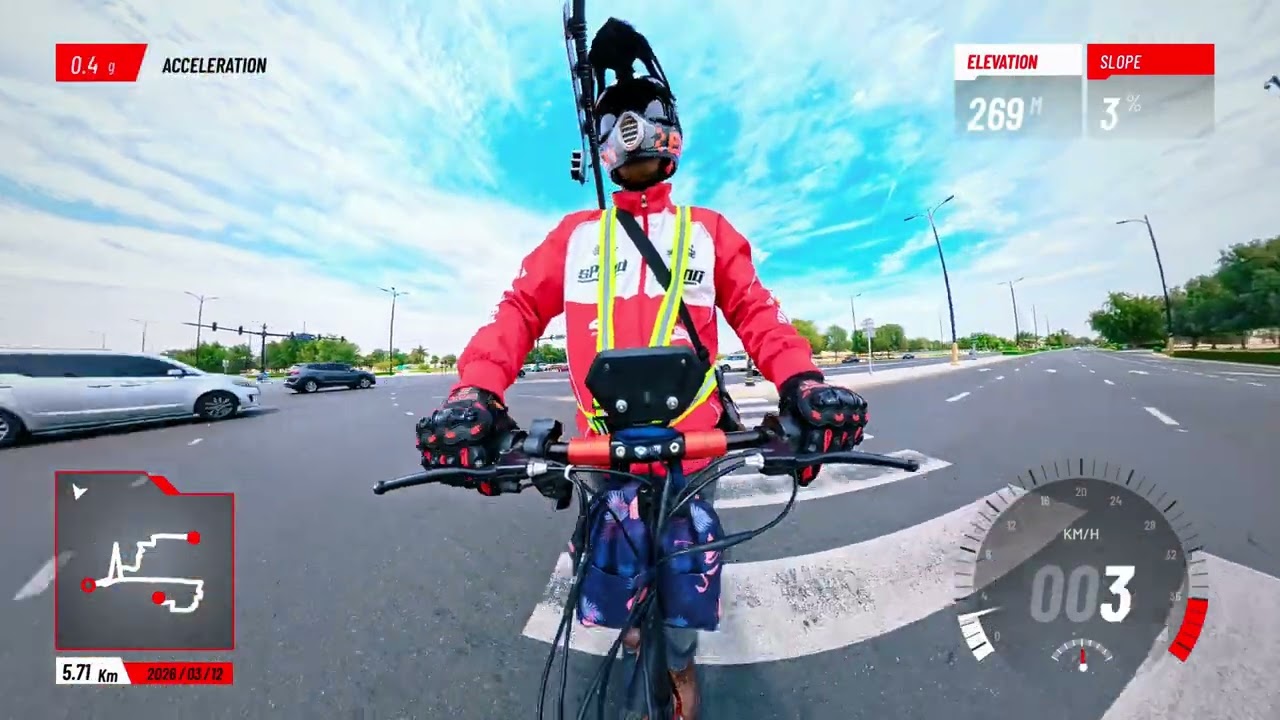 Adventure ride on the streets of Al Jimi District 