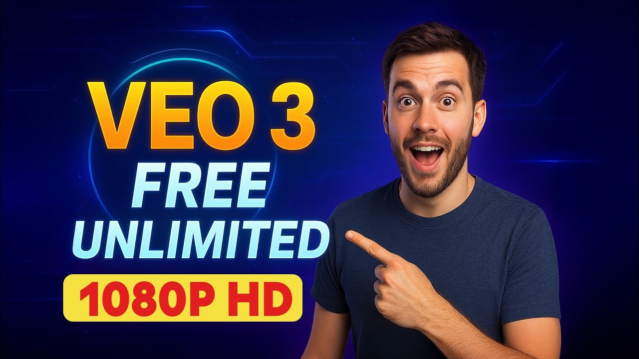 Как использовать VEO 3 Free Unlimited | Без карты | 1080p HD