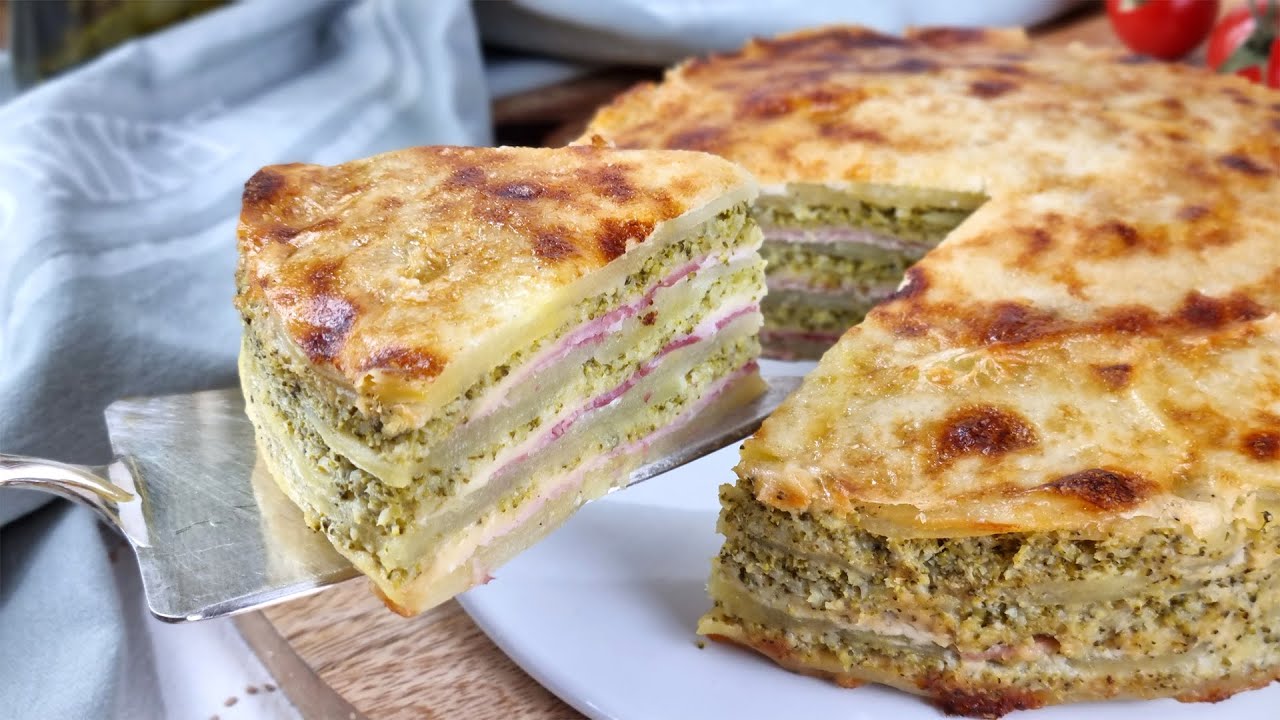 ¡Comida increíble para toda la familia! 🥰 ¡Receta fácil y rica de patatas con brócoli!