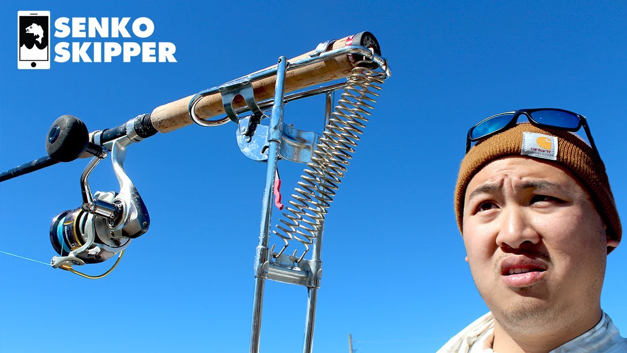 SPRING LOADED FISHING TRAP: FISHING FAIL?