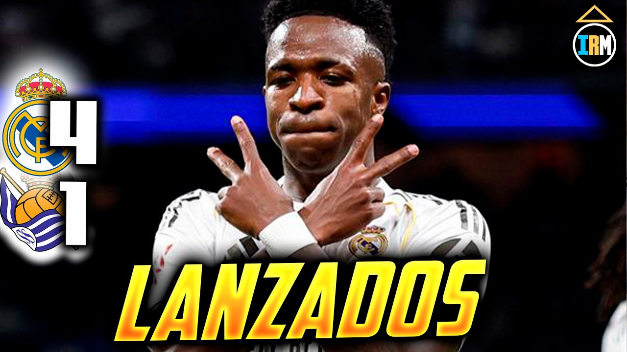 REAL MADRID 4-1 REAL SOCIEDAD: VINICIUS SE EXHIBE Y EL EQUIPO FUNCIONA CON TRENT