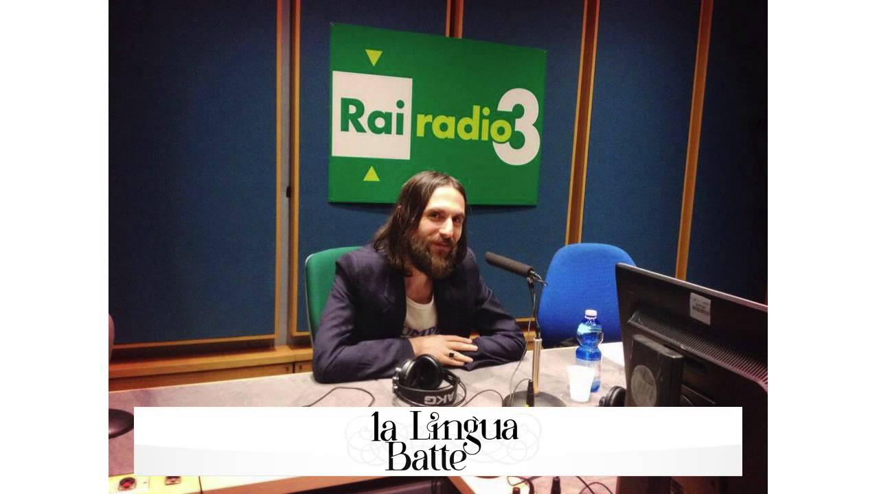 FRANCESCO BIANCONI ospite a LA LINGUA BATTE - Rai Radio Tre