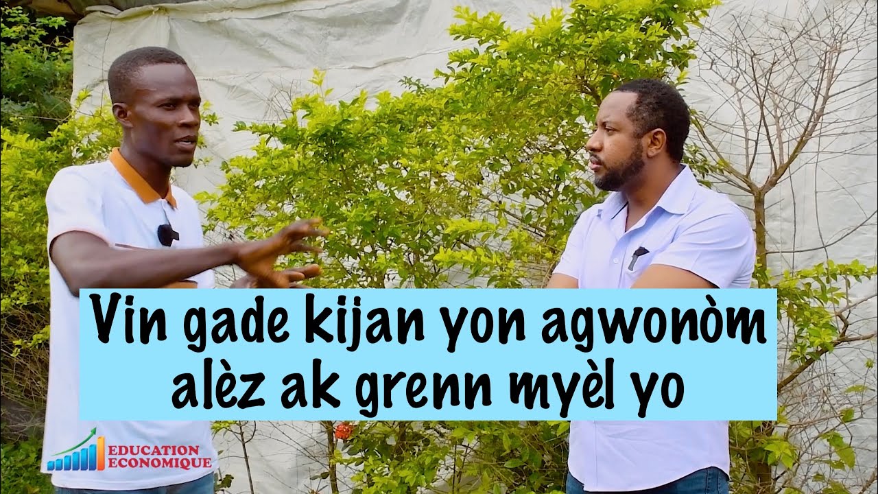 Vin gade kijan yon agwonòm alèz ak grenn myèl yo