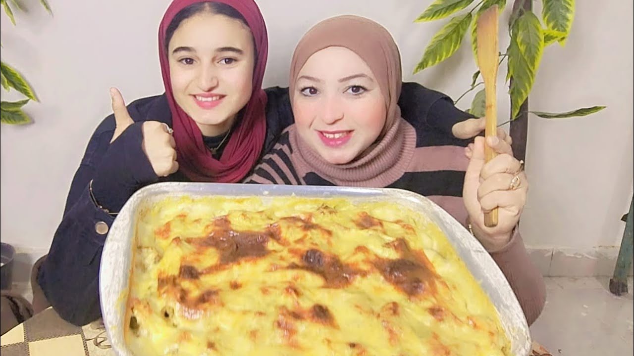 بعد غيابي ومرضي حولت اطلع اطمنكو عليا بصنيه مكرونه بالدجاج بحبكم من كل قلبي ❤️ صلو علي سيدنا محمد 