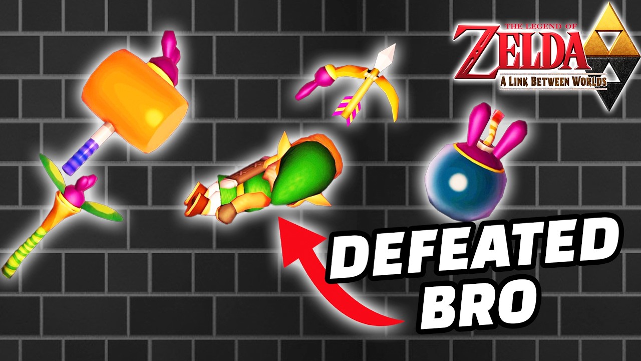 BRO LOSES EVERYTHING in A Link Between Worlds