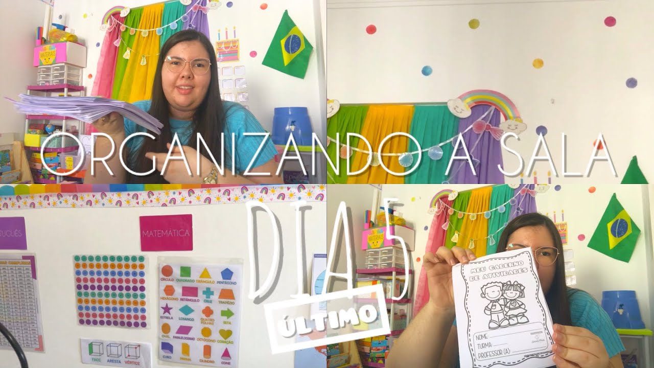 ÚLTIMO DIA DE ORGANIZAÇÃO DA MINHA SALA DE AULA DE REFORÇO ESCOLAR | DIA 5 🍎✏️🌈💞
