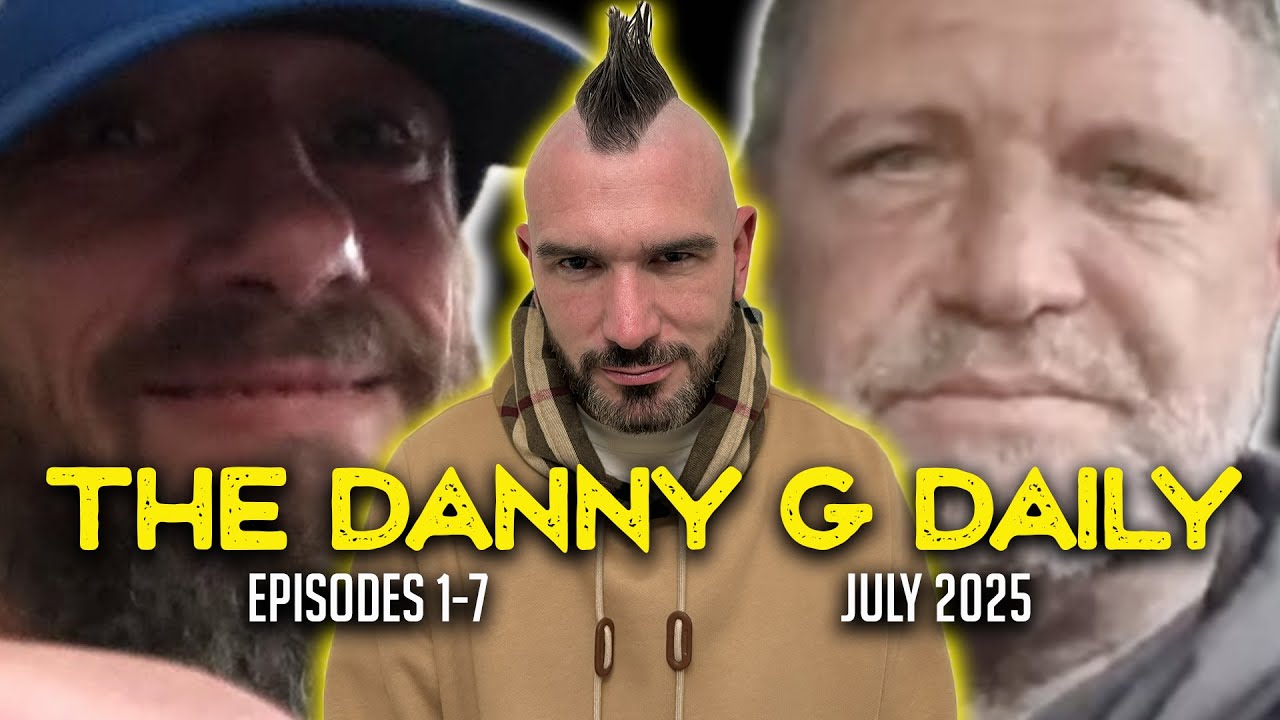 THE DANNY G DAILY with HEDGEHOG MAN [EPISODES 1-7 JULY 2025]