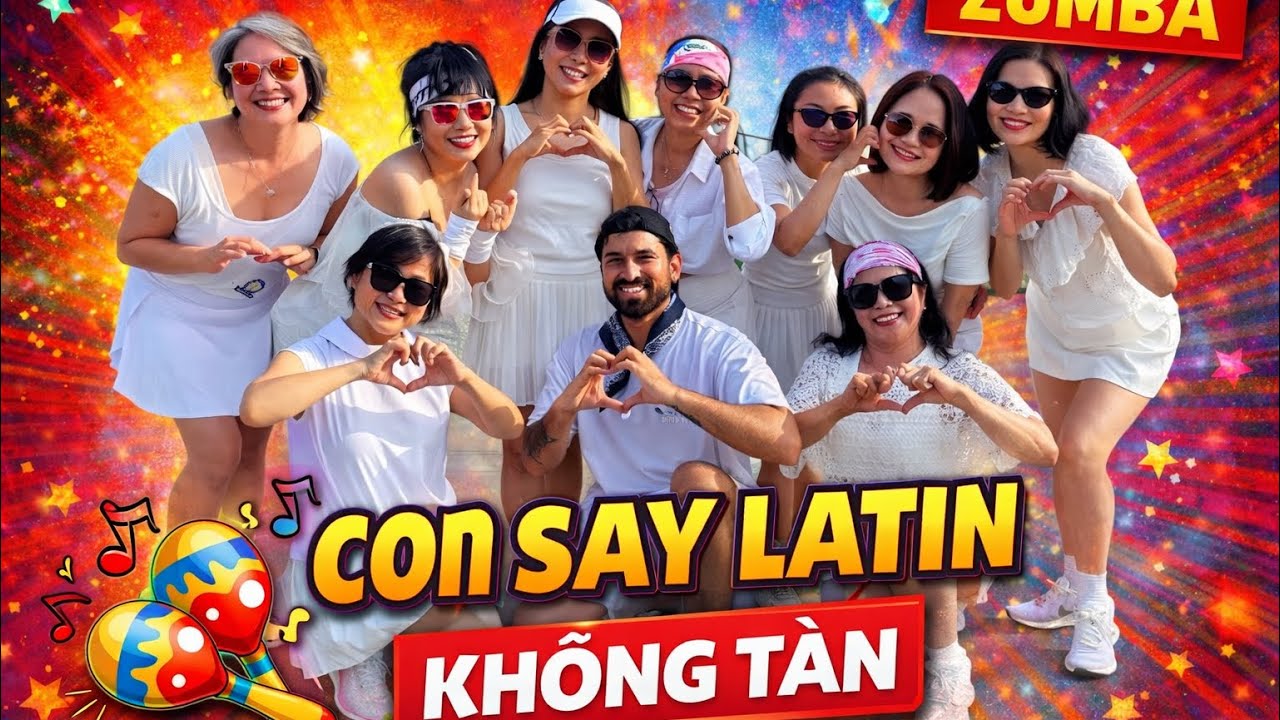 Con Say Latin Không Tàn | Zumba Dance Fitness 🔥| #latindance #shortsfeed 