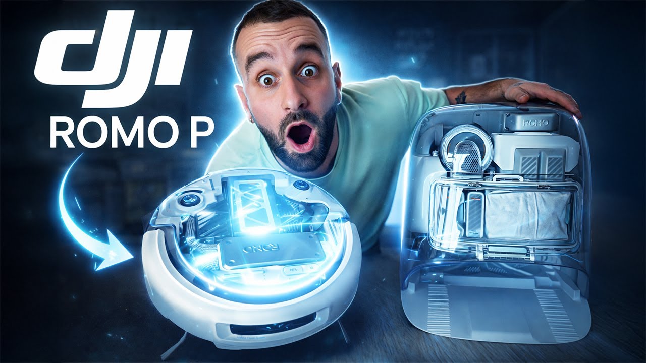 DJI lance leur Robots Aspirateur ? Dji Romo modèle P