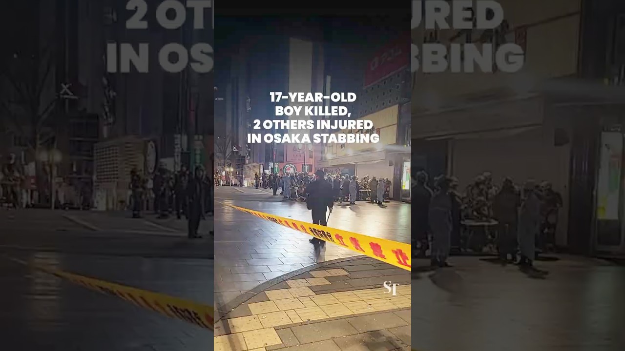 17-year-old boy killed, 2 others injured in stabbing at Osaka&rsquo;s Dotonbori area