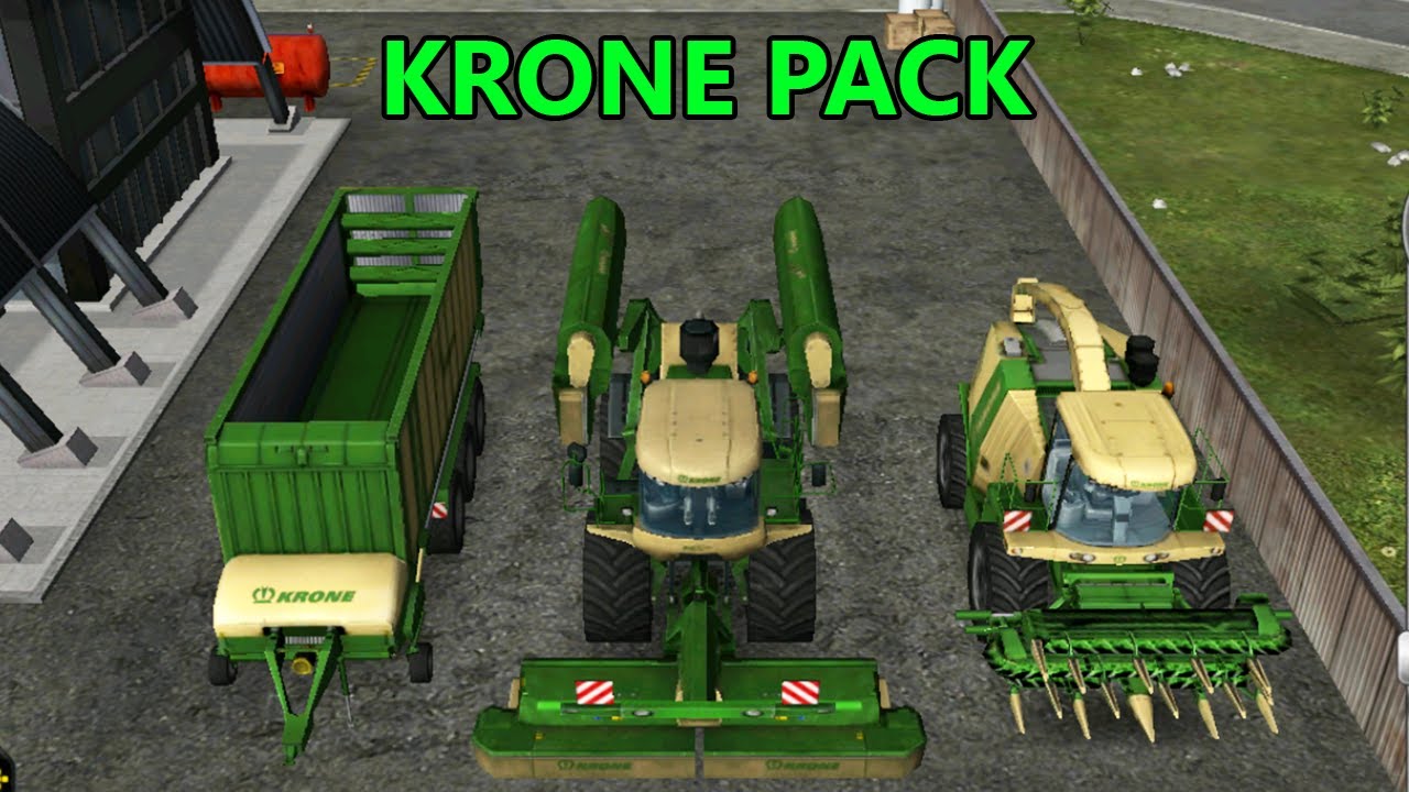 Fs14 Farming Simulator 14 - KRONE PACK Timelapse #280