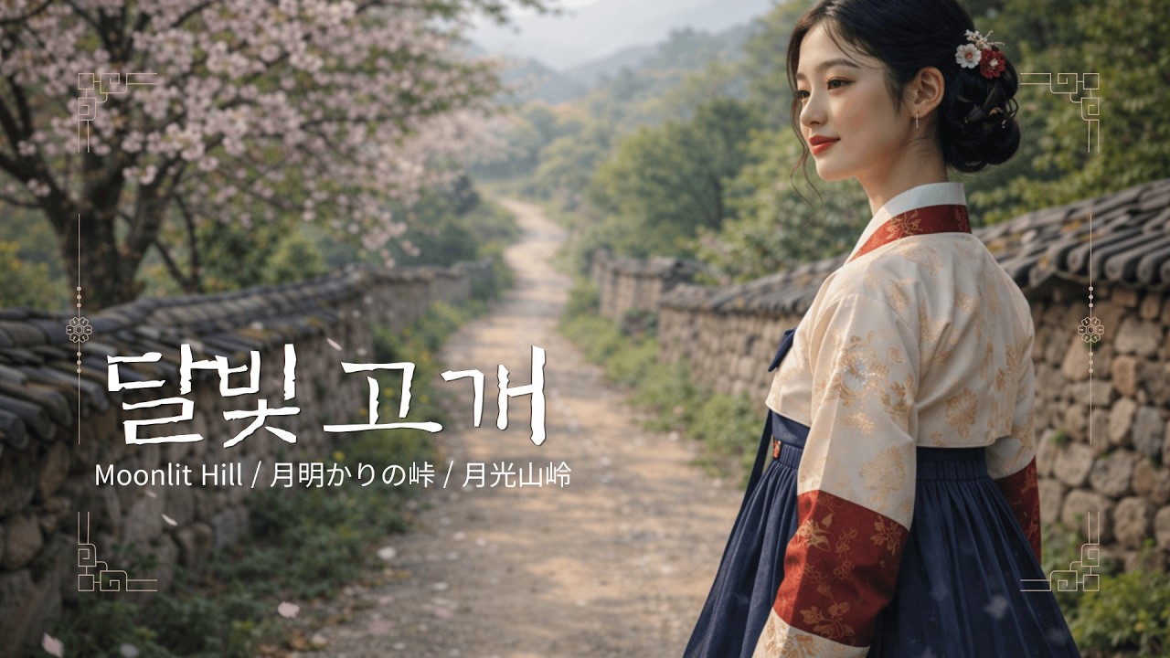 [고음질 가사자막] 아리랑 – 달빛고개 | Arirang – Moonlit Hill | アリラン － 月明かりの峠 | 阿里郎－月光山坡 | Audio Lyrics KR/EN/JP/CN