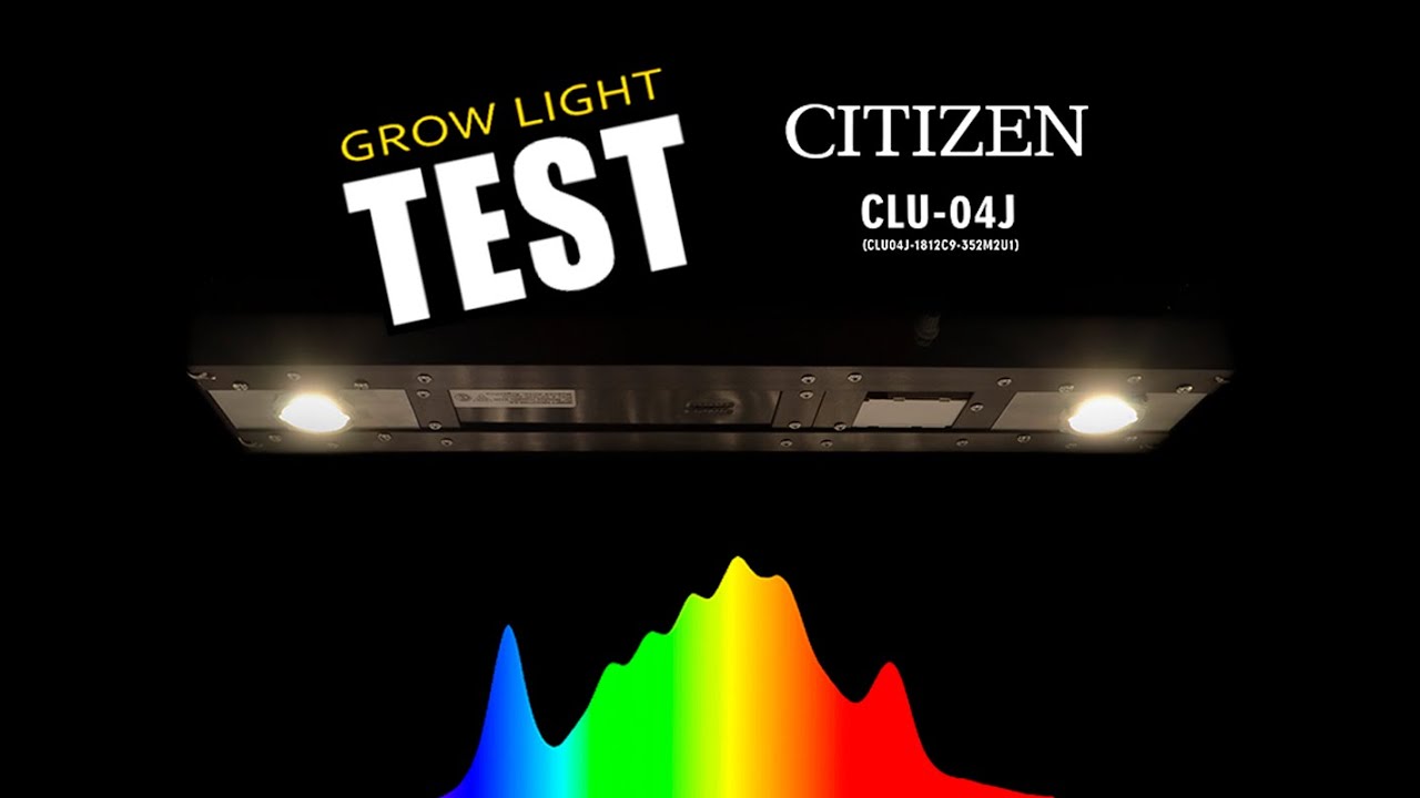 - GROW LIGHT TEST - CITIZEN CLU-04J 180W
