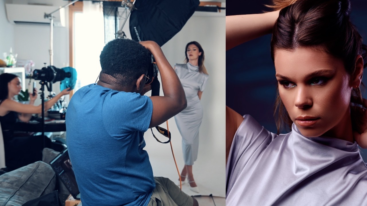 Maîtriser la lumière en studio : Shooting avec 3 sources et grilles nid d'abeille