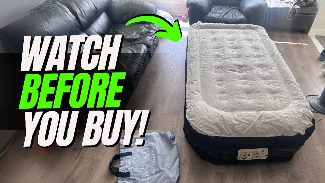 FULL Test + Review of King Koil PREMIUM Air Mattress!