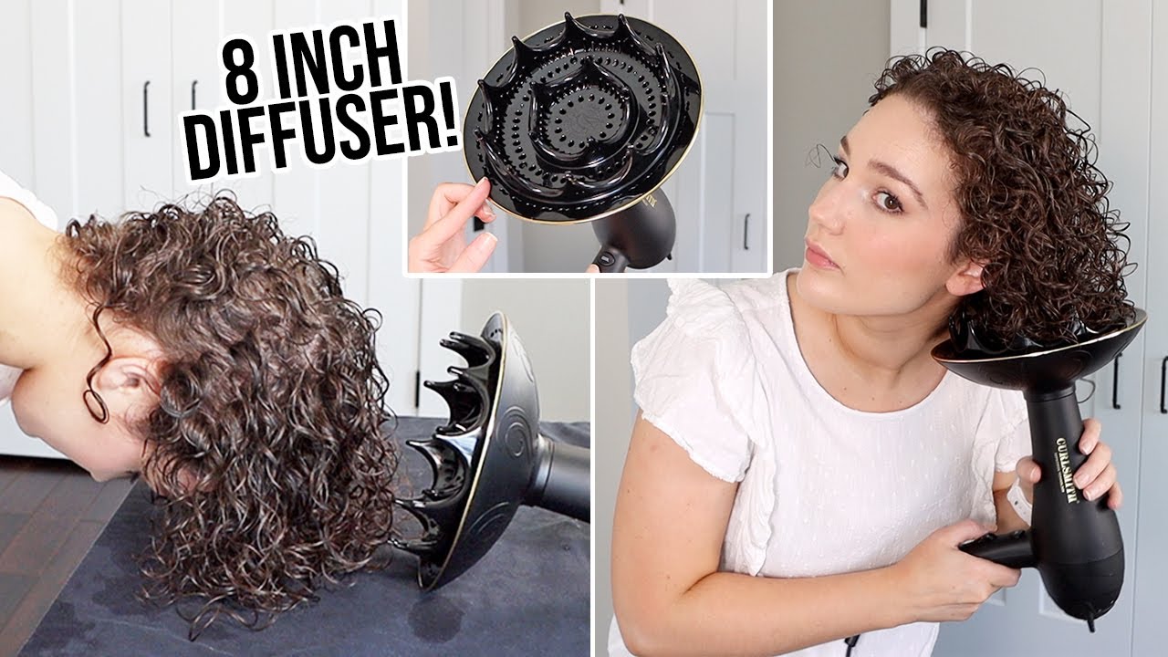 How to Diffuse Curly Hair 3 Ways ft. Curlsmith's NEW De-Frizzion Dryer