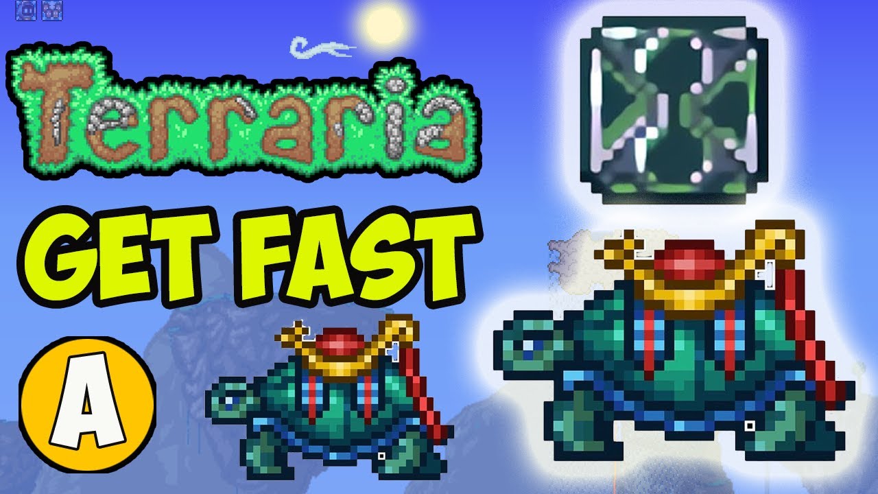 Terraria how to get Titanium Crates (EASY) | Terraria how to get Turtle Mount (EASY)