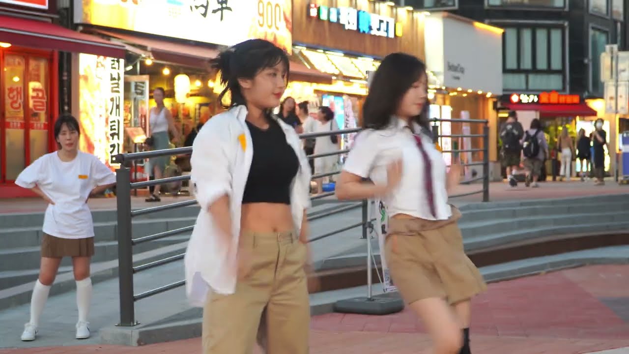 240829 홍대버스킹4 홍대걷고싶은거리 여성댄스팀 Youth(유스) 버스킹