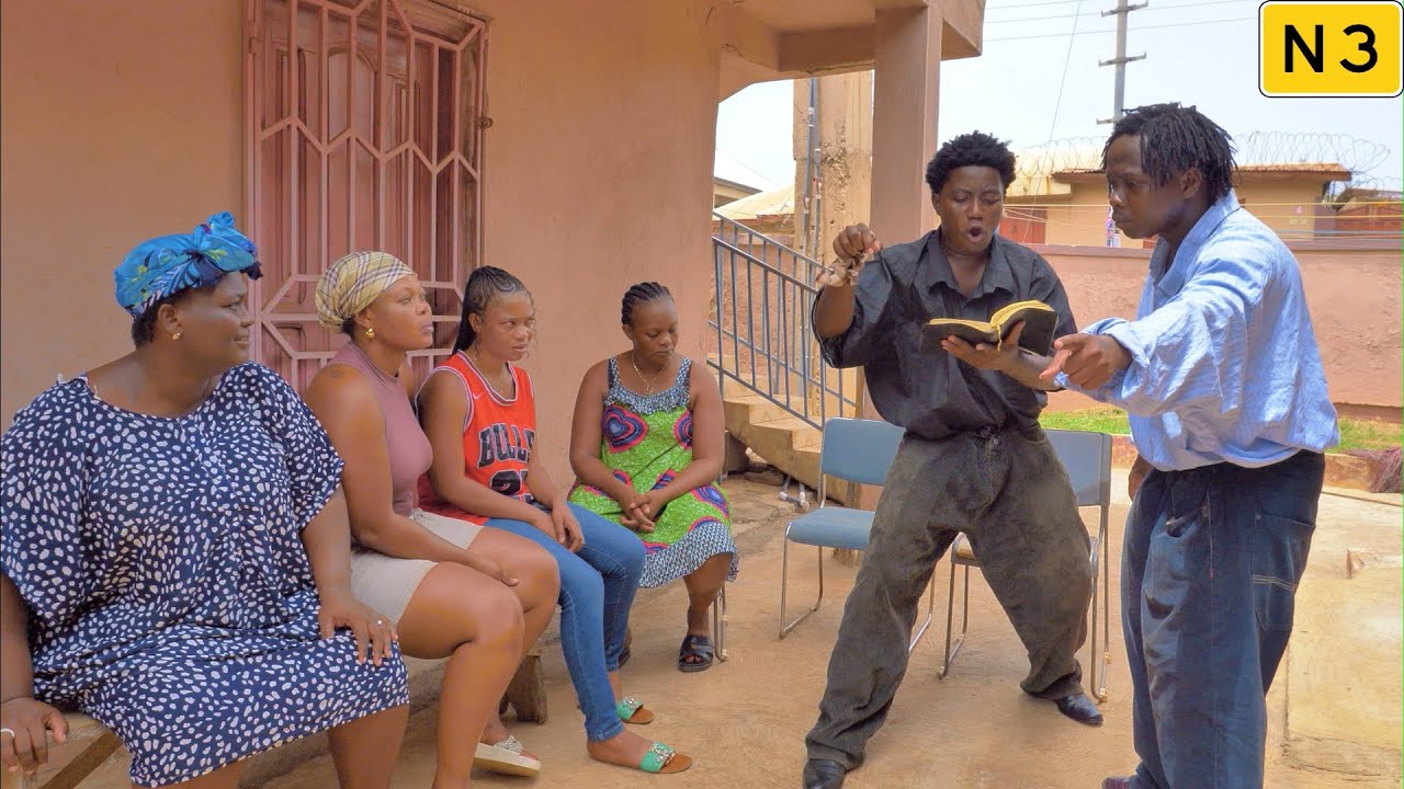 😂😂THE CONFUSED PREACHERS😂OPOKU AND KYEKYEKU THE HOUSE TO HOUSE PREACHER GETS EVERYONE CONFUSED😂