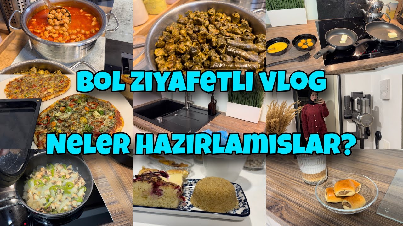 Günlük Vlog | Misafir Menüsü | Annem Neler Hazırlamış? | Haftasonu Kahvaltısı | Ramazana Hazırlık