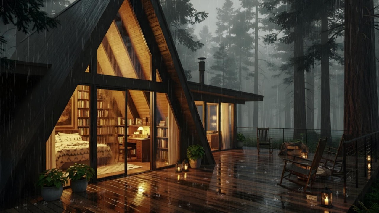 Night Rain White Noise for Deep Sleep 🌙 | Soothing Sounds for Insomnia & Stress Relief