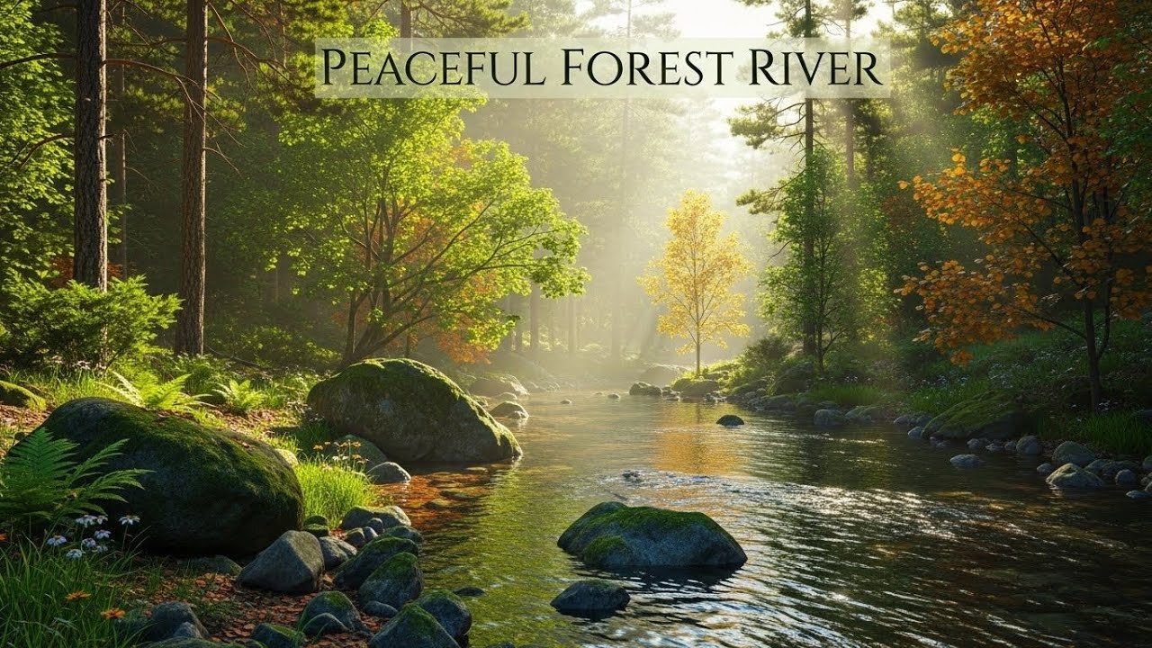 River Ambience 🌿 Soothing Flowing Water Sounds for Meditation and Deep Sleep #339