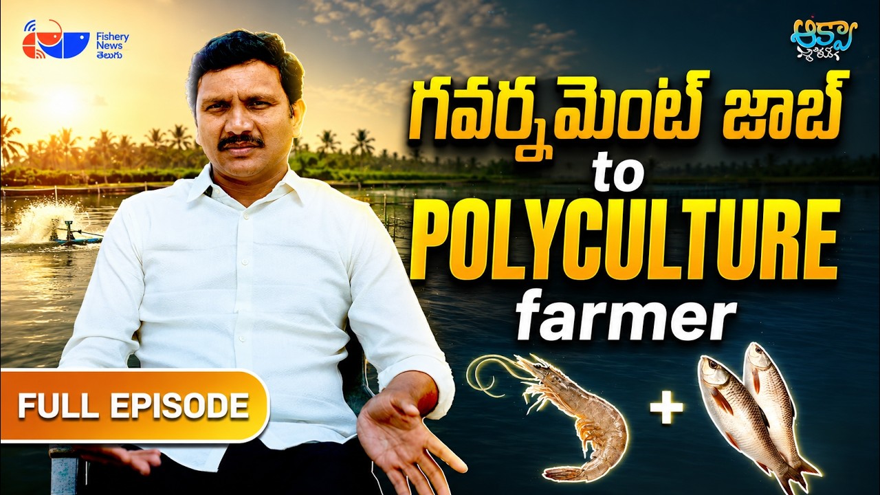 Aqua Stories : Episode - 4  Prudhvi Krishna Raju Exclusive Full Episode | Fishery News Telugu