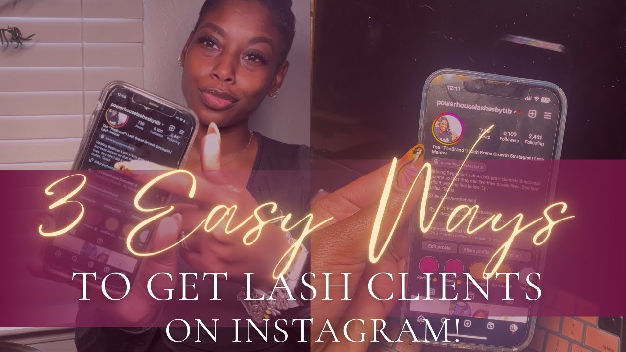 How To Get LASH CLIENTS on INSTAGRAM | Beginner Lash Tech Tip
