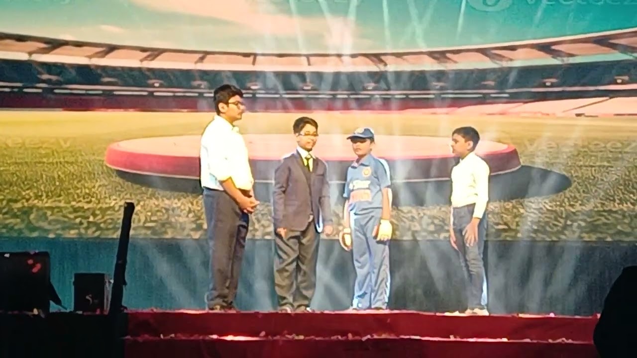 Mukund Kamath as Sachin Tendulkar Coach at North Point School Annual Day 