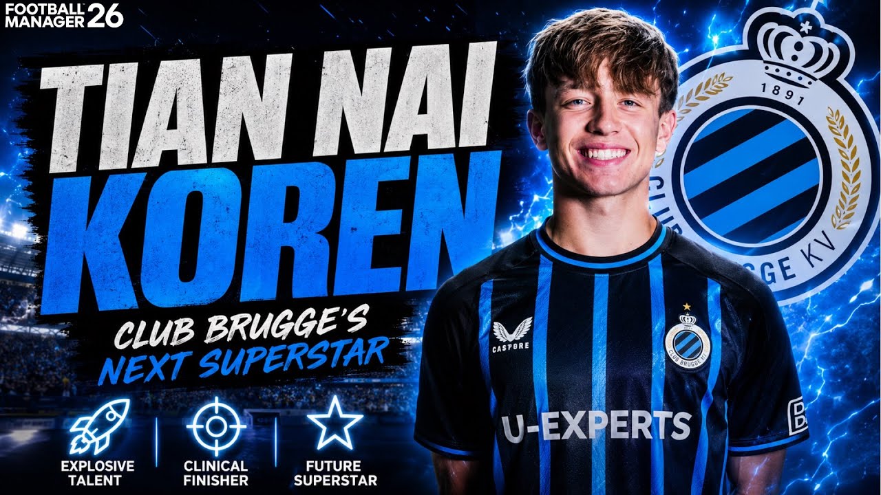 Тянь Най Корен - ДОЛЖЕН ПОДПИСАТЬ FM26 Wonderkid - Football Manager 26