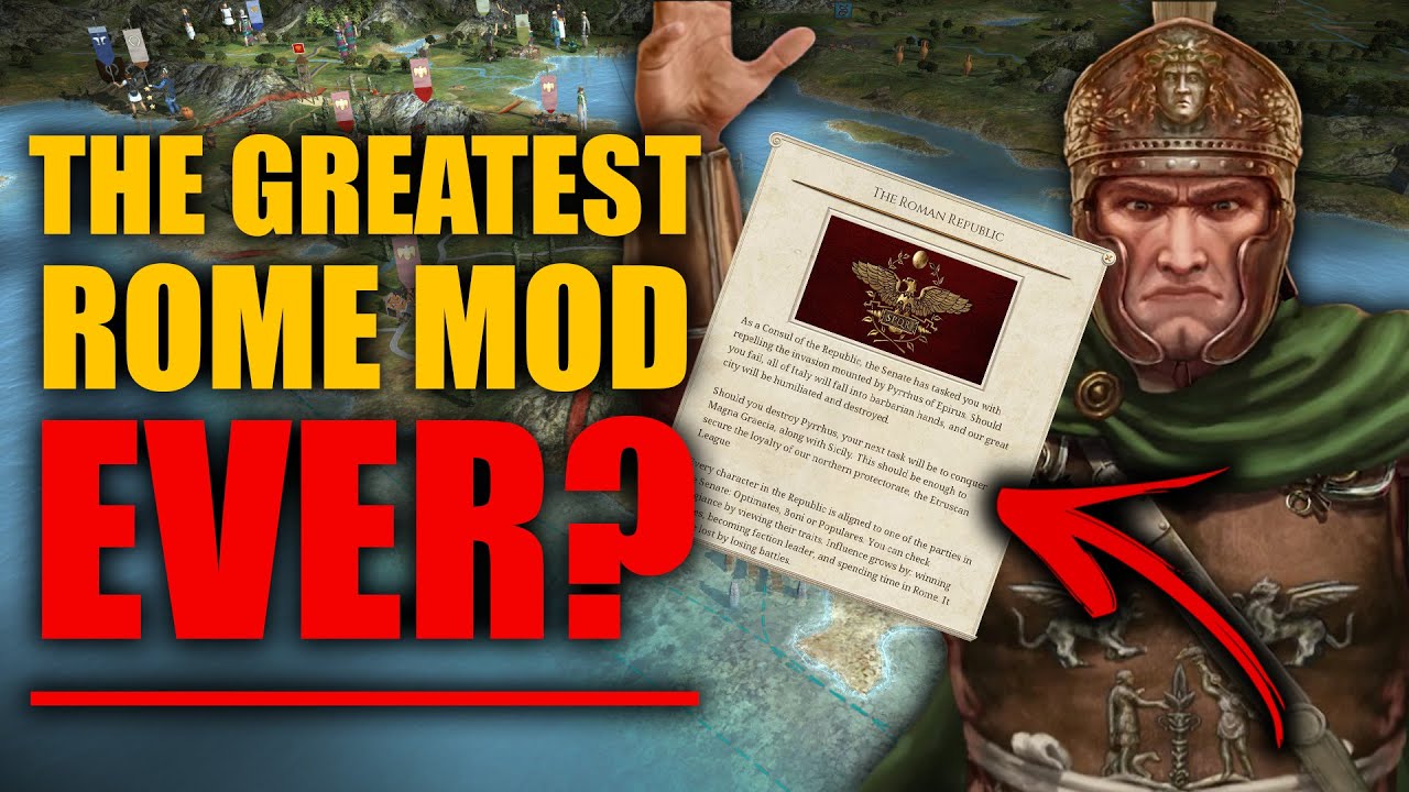Обзор мода TOTAL WAR + PARADOX: Total Conquest для Total War: Rome Remastered