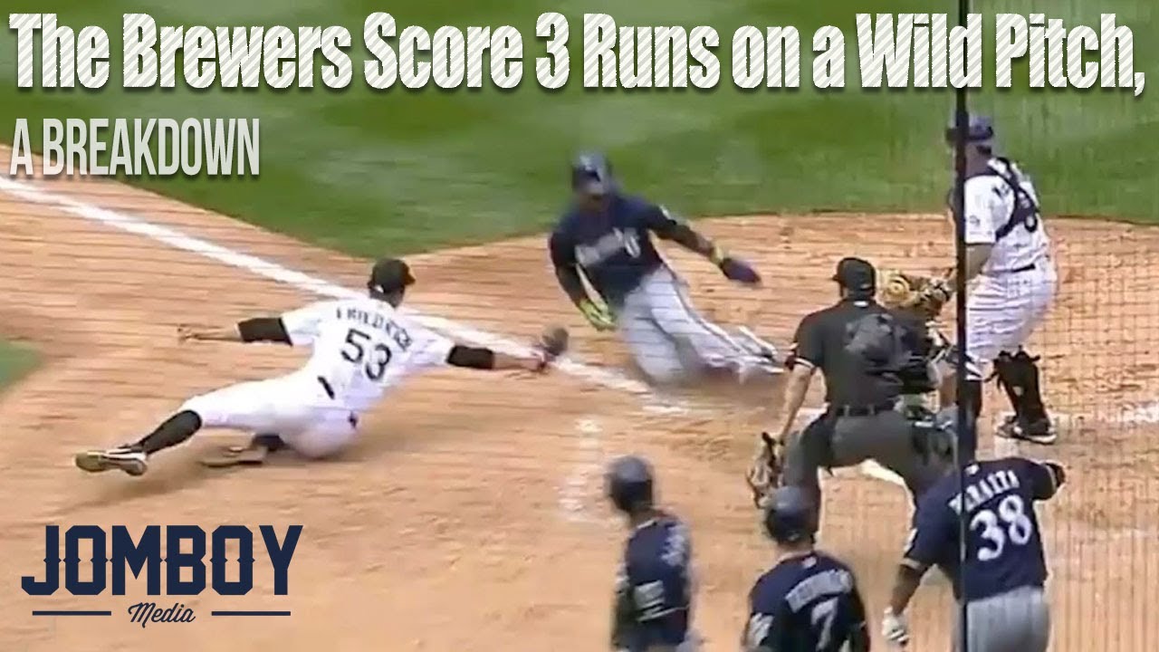 The Brewers Score 3 Runs on a Wild Pitch, a breakdown