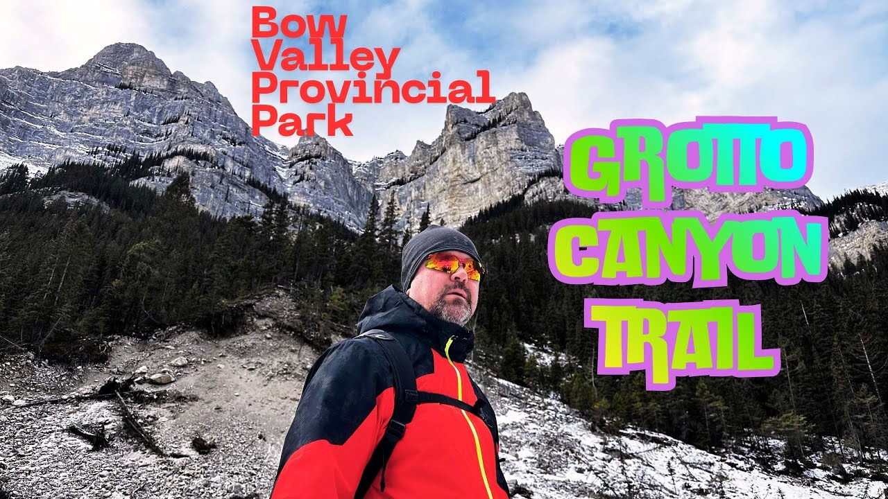 Чудовий та загадковий хайк Grotto Canyon Trail in Bow Valley Provincial Park, Alberta, Canada