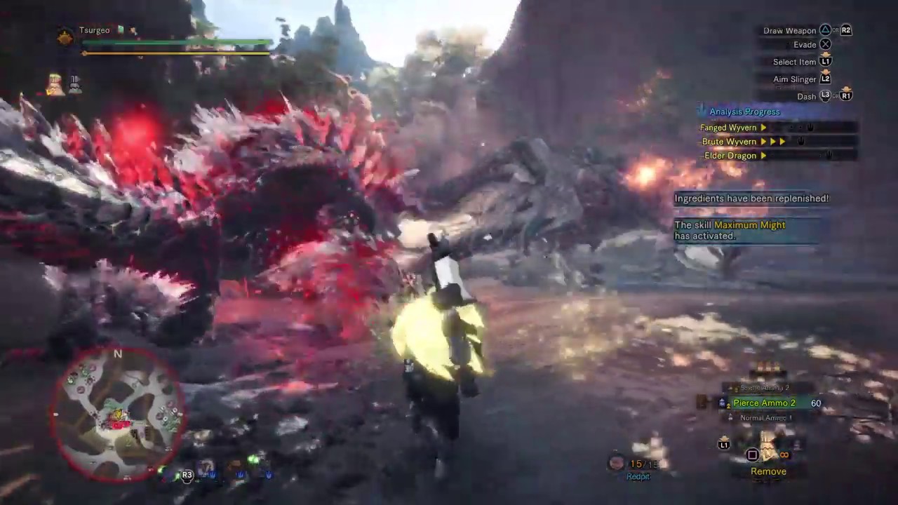 Monster Hunter World: Iceborne - Turf War: Tempered Stygian Zinogre Vs Rathalos