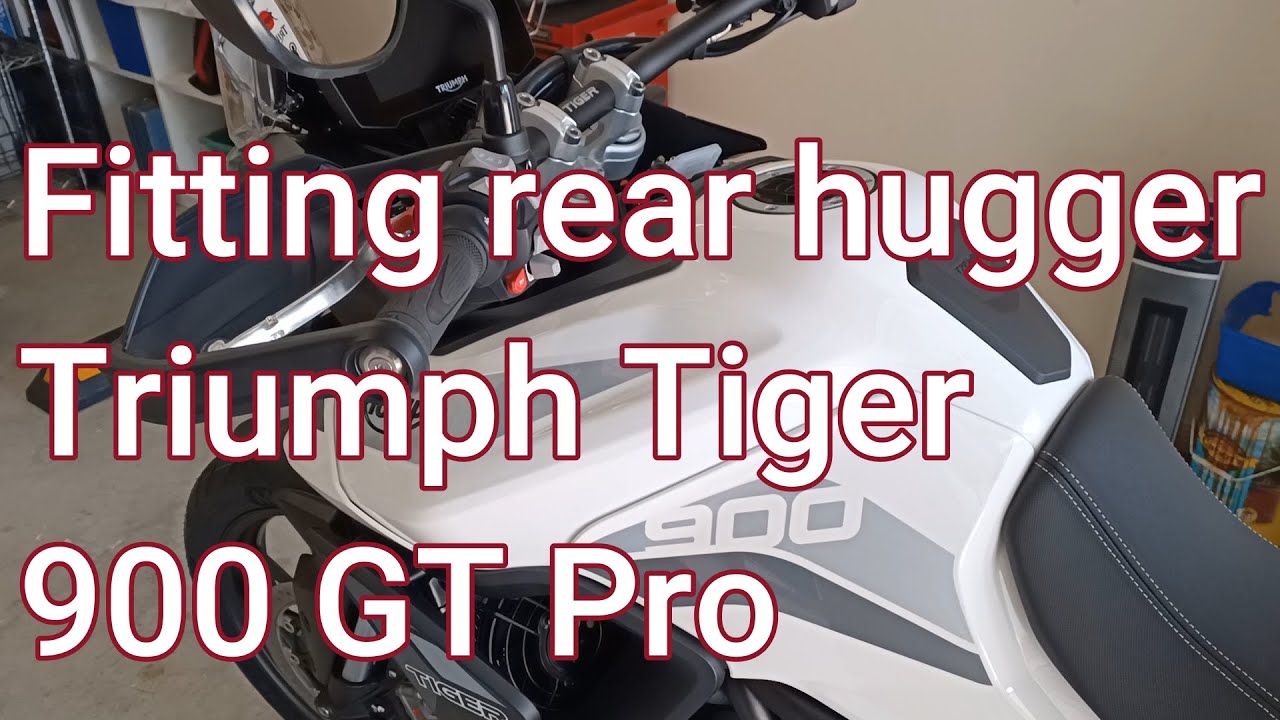 FITTING REAR HUGGER TO TRIUMPH TIGER 900 GT PRO