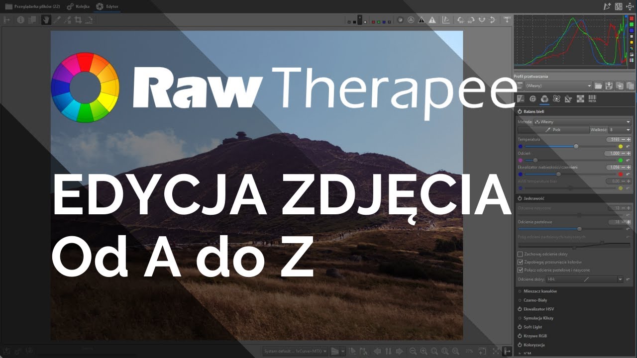 RawTherapee - Edycja  zdjęcia od A do Z