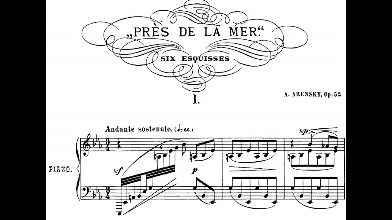 Anton Arensky - Près de la mer, Op.52