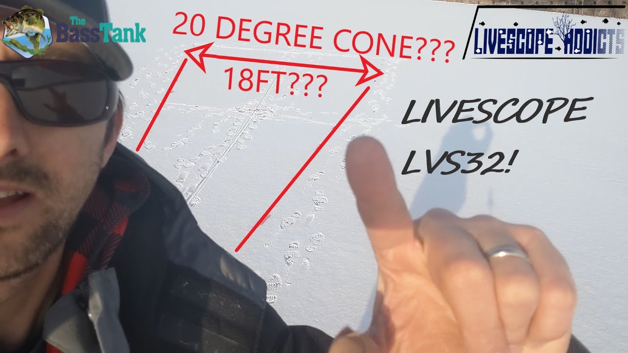 Garmin Livescope REAL beam width!
