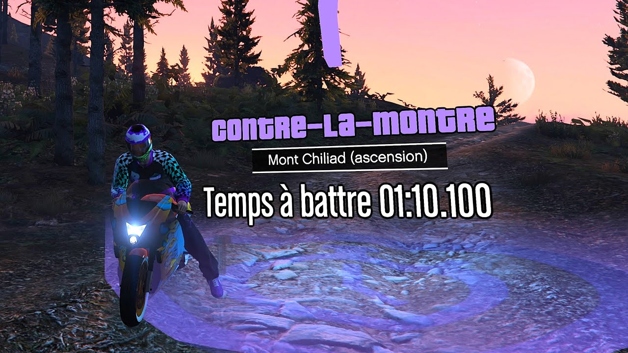 GTA Time Trial - Up Chiliad - Easyest way. HSW Hakuchou Drag / PS5. Mont Chiliad Contre la Montre