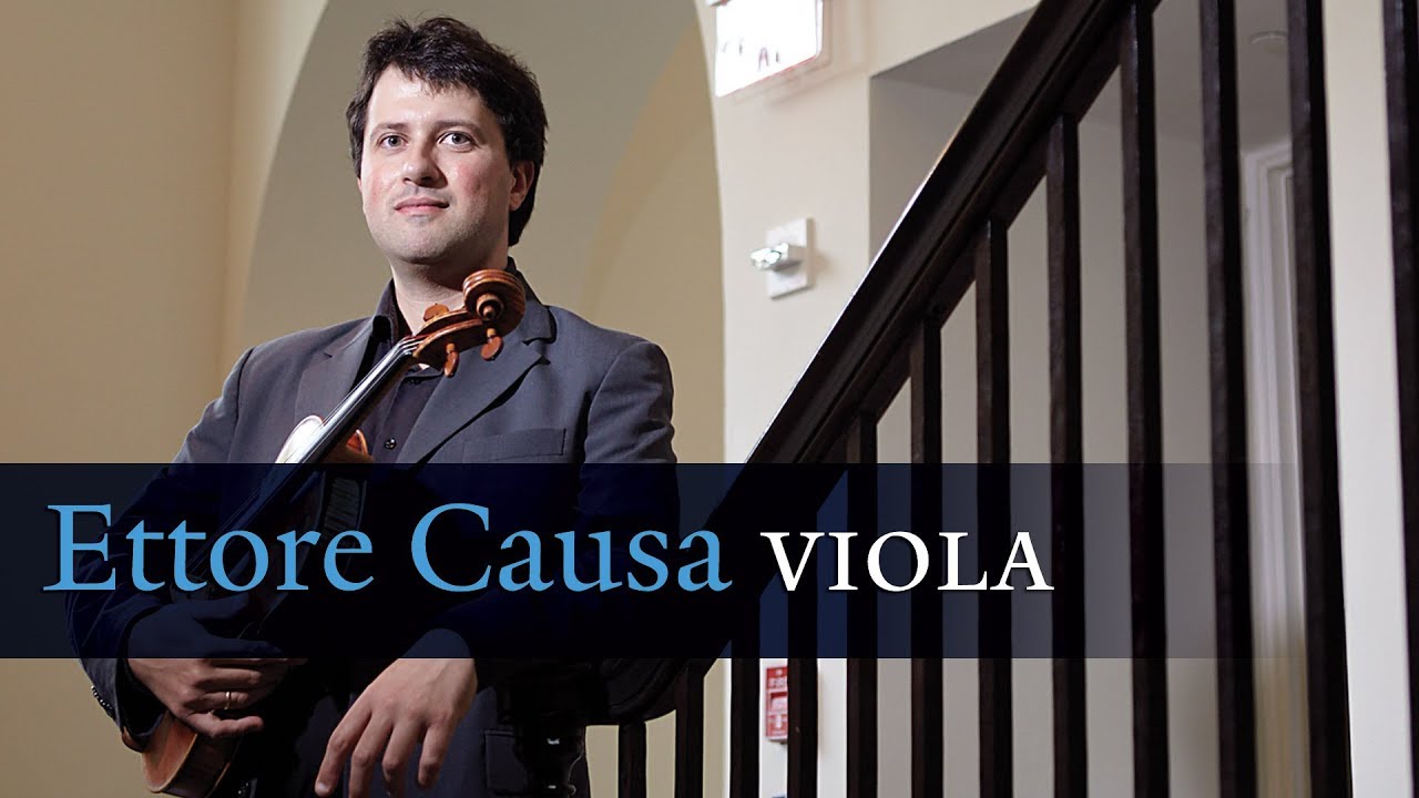 Ettore Causa, on studying viola at YSM