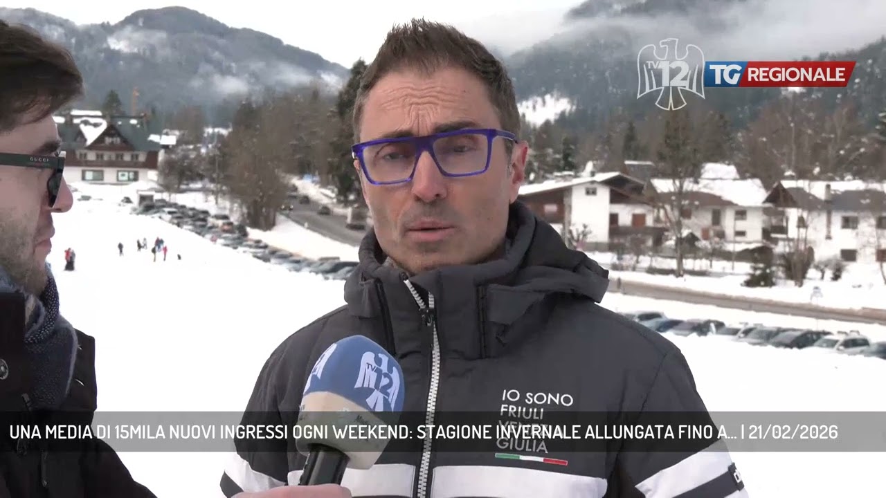UNA MEDIA DI 15MILA NUOVI INGRESSI OGNI WEEKEND: STAGIONE INVERNALE ALLUNGATA FINO A... | 21/02/2026