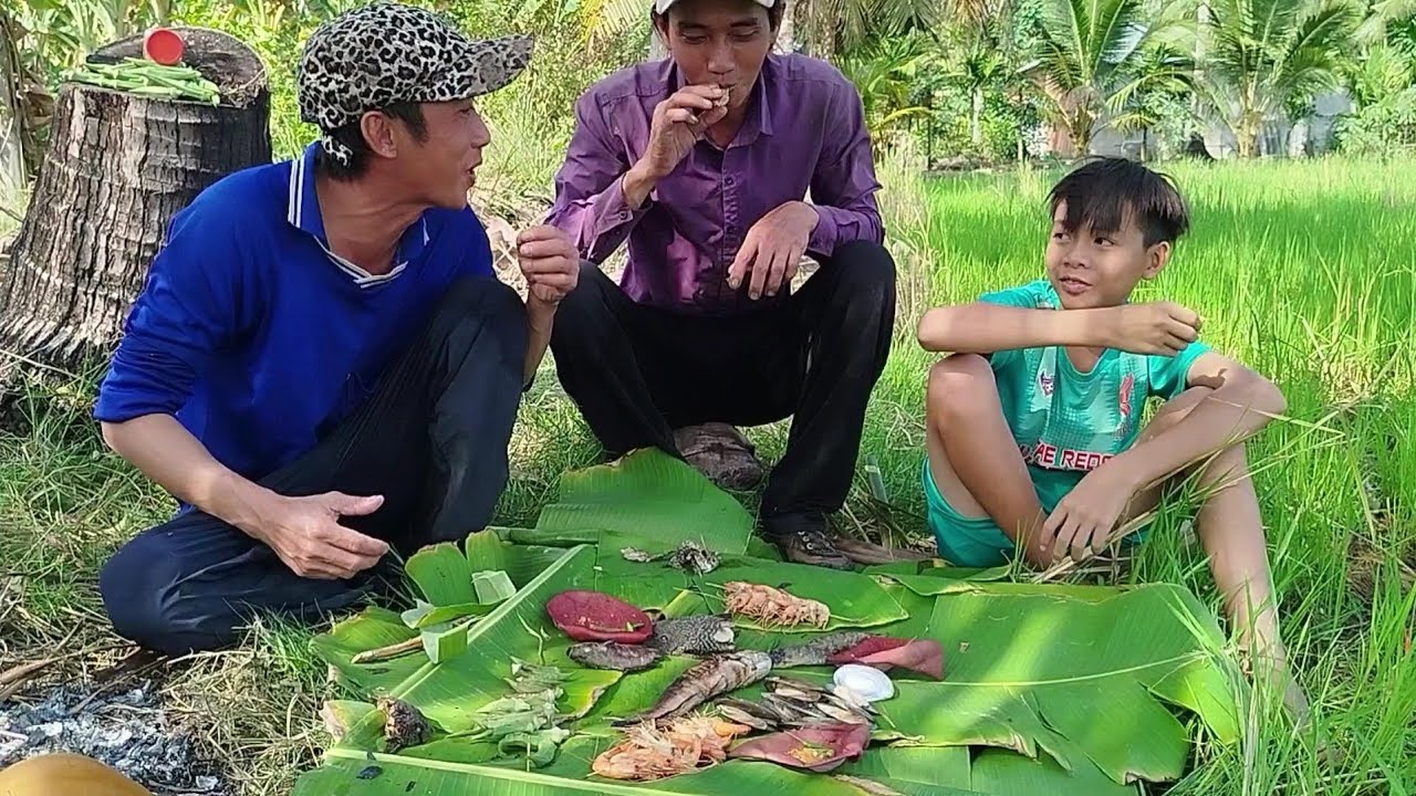 Hôm nay anh em đi mò cá gặp cao thủ nhí / TCMT83 /