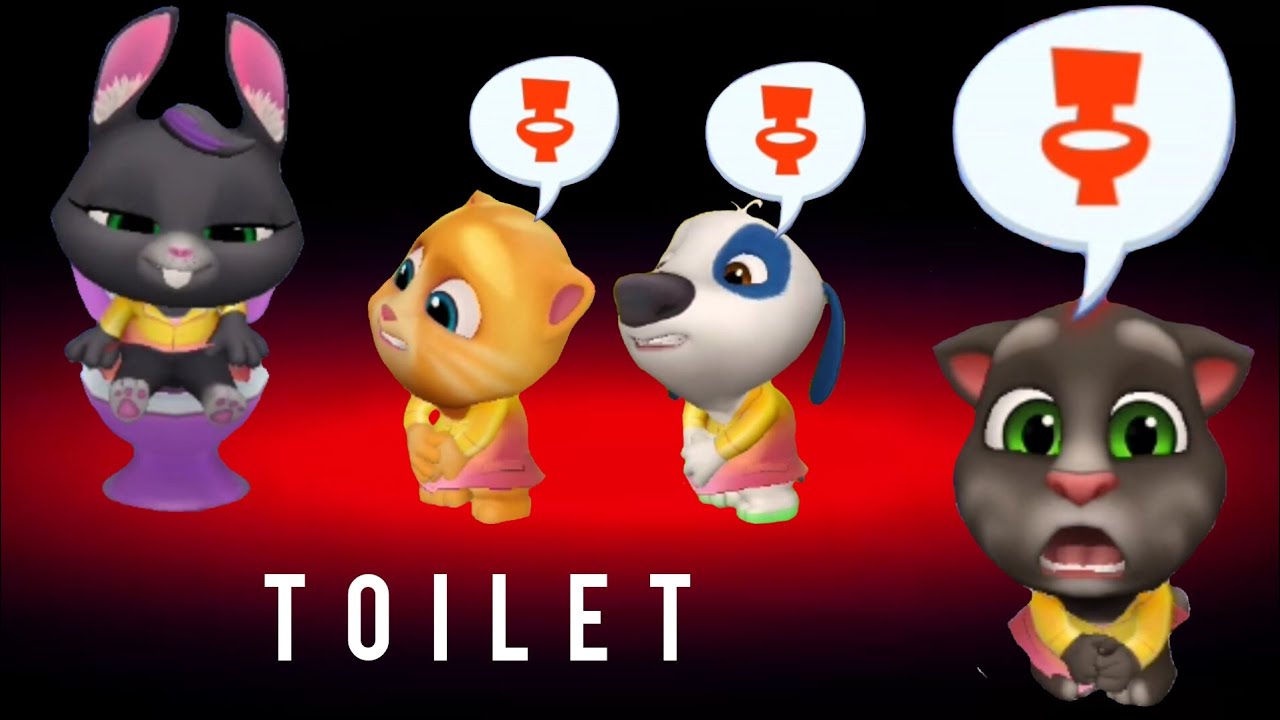 My Talking Tom Friends - TOILET TOILET
