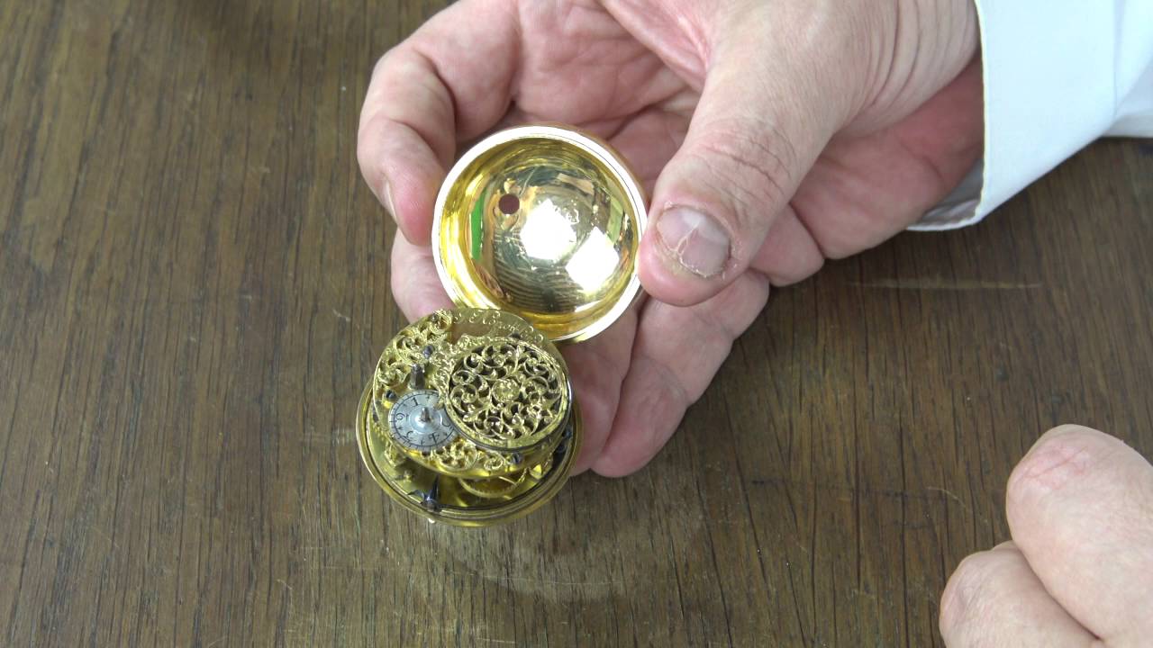 Inside secrets of a pocket watch from 1680