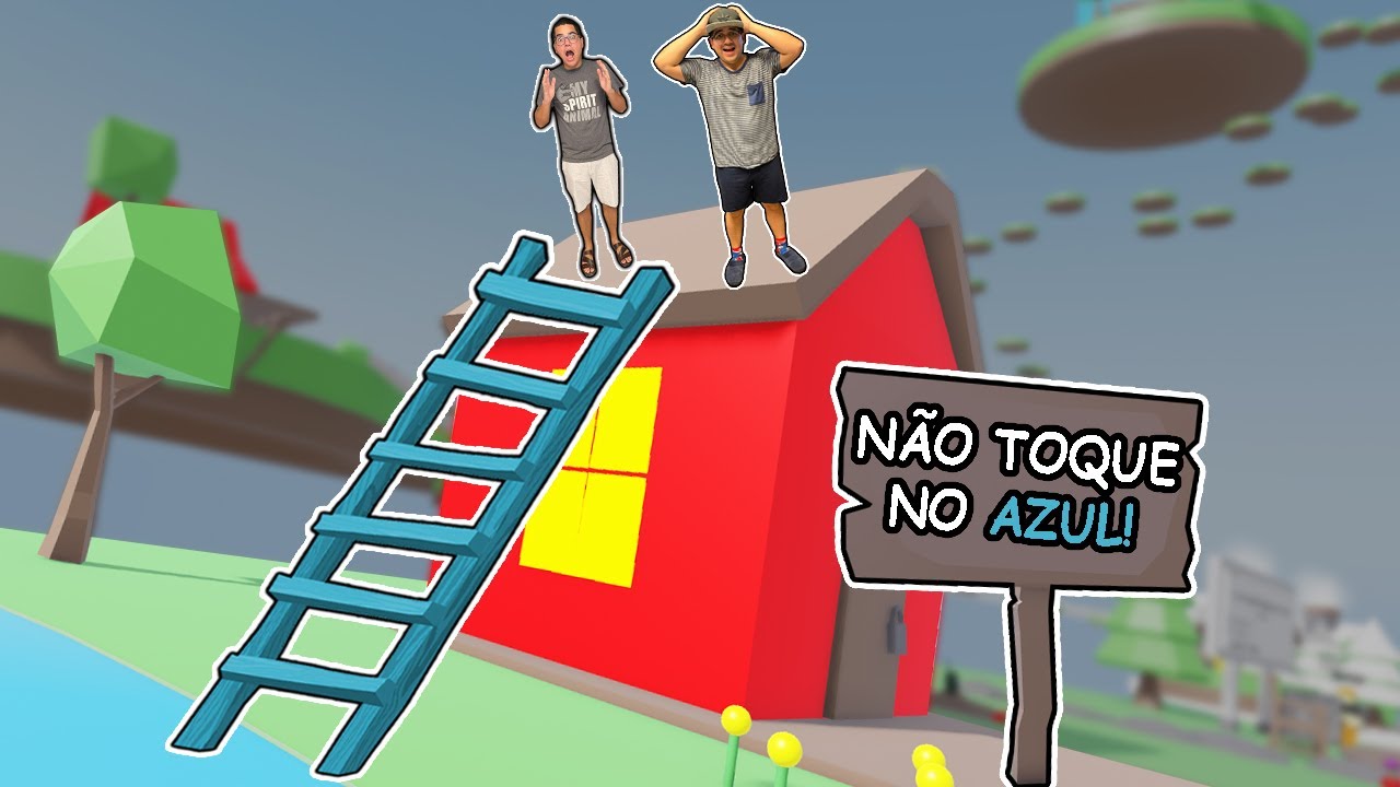 TENTE SOBREVIVER SEM TOCAR NAS CORES SECRETAS!! - Roblox Can't Touch The Color