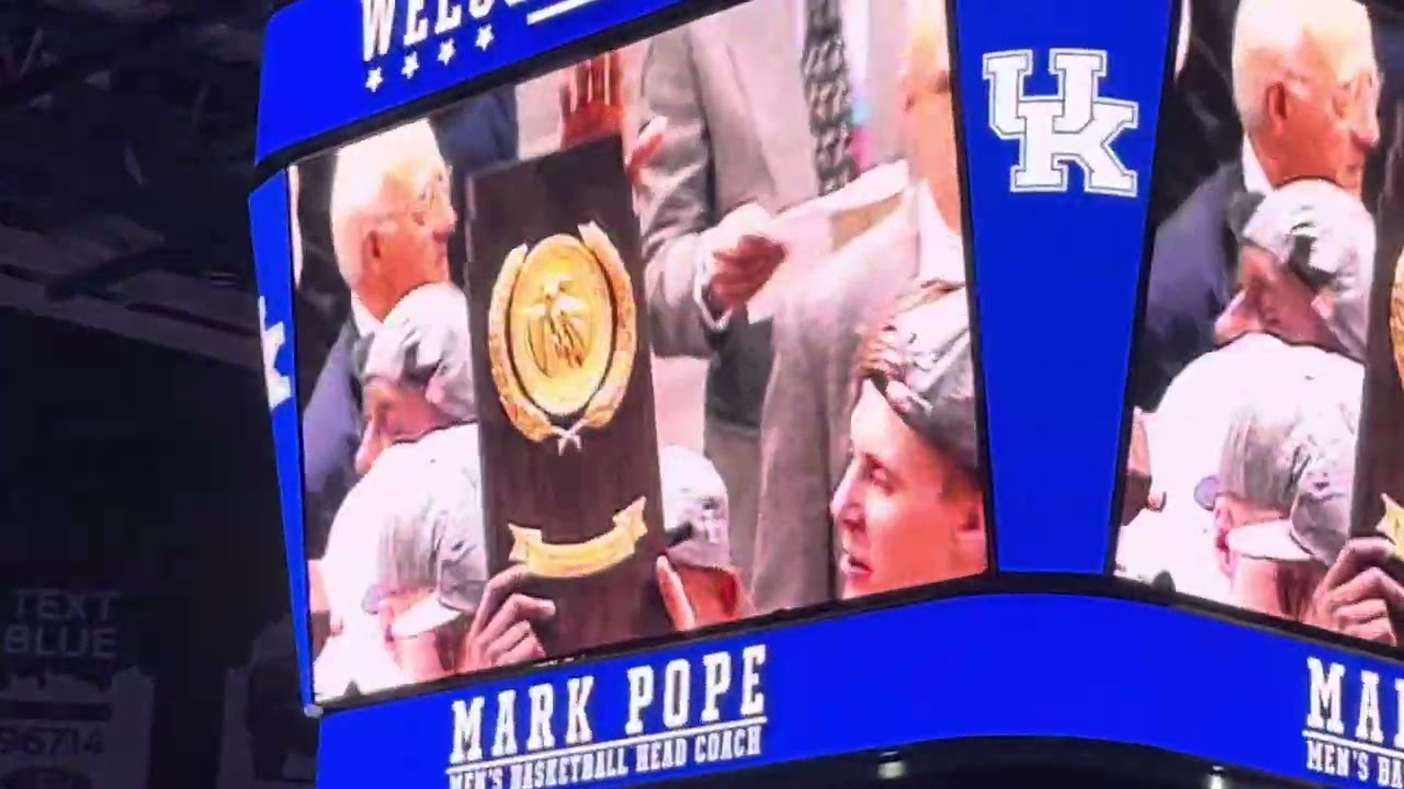 BIG BLUE NATION WELCOMES COACH POPE! #BBN #ukwildcats #kentuckybasketball #coachmarkpope