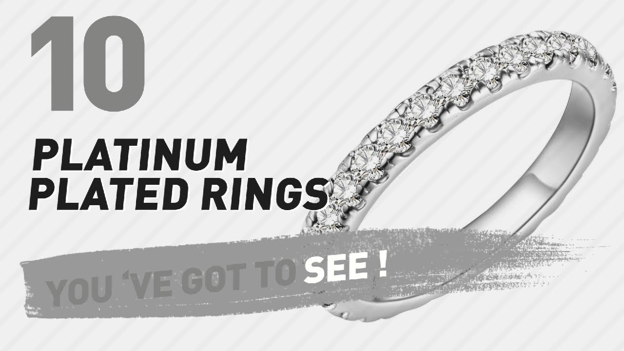 Platinum Plated Rings Top 10 Collection // UK New & Popular 2017