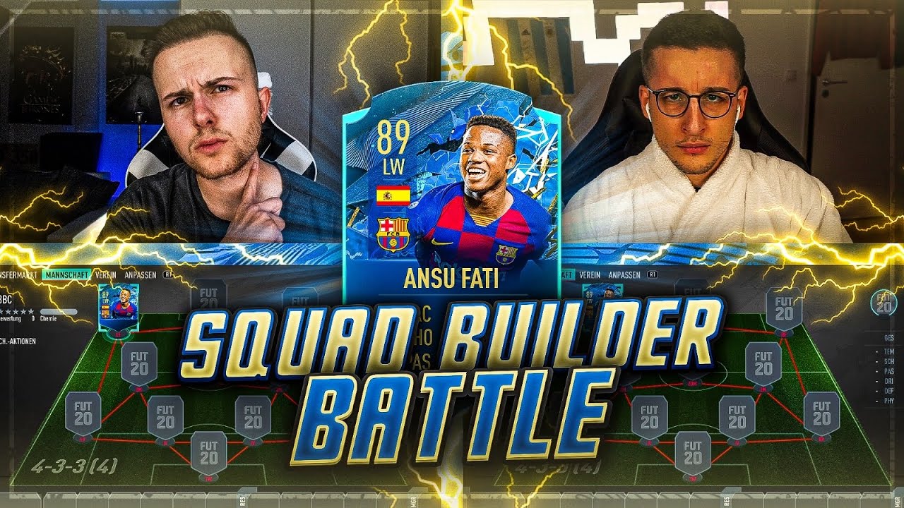 FIFA 20: ANSU FATI TOTS Squad Builder BATTLE 😱🔥 vs Bossio 🔥