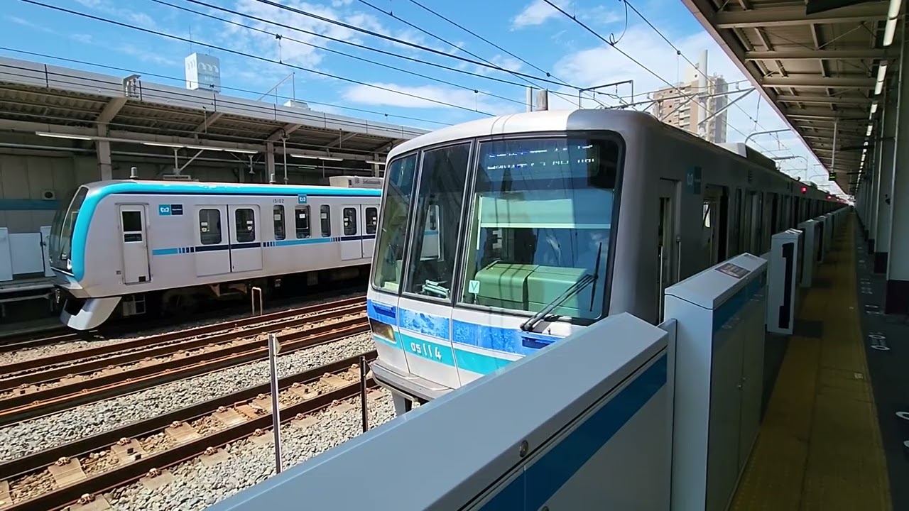 【東京メトロ東西線・葛西駅】通過待ちシーン！